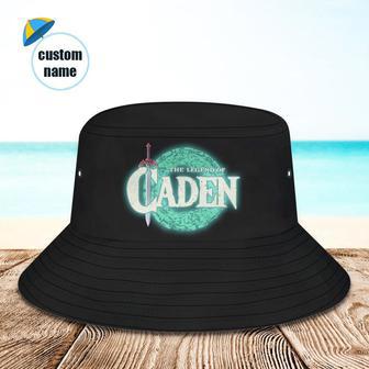 Custom Bucket Hat Face Unisex Fisherman Hat Personalized Name The Legend Of Summer Hat | Newhawaiianshirts AU