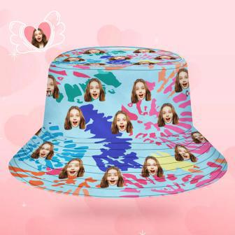 Custom Bucket Hat Unisex Face Bucket Hat Summer Colorful Printed Hat | Newhawaiianshirts AU