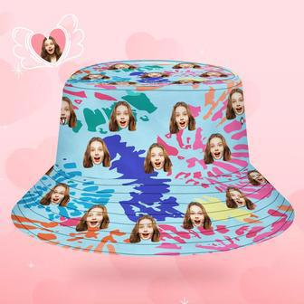 Custom Bucket Hat Unisex Face Bucket Hat Summer Colorful Printed Hat | Newhawaiianshirts AU