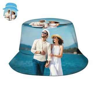 Custom Bucket Hat Unisex Photo Bucket Hat Personalize Wide Brim Outdoor Summer Cap Hiking Beach Sports Hats Gift | Newhawaiianshirts DE