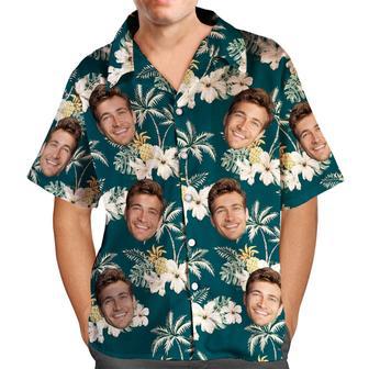 Custom Dog Face Hawaiian Shirt Funky Vintage Hawaiian Shirt Casual Button-Down Short Sleeve | Newhawaiianshirts CA