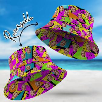 Custom Double-Side-Wear Reversible Bucket Hat Fashion Outdoors Fisherman Hat | Newhawaiianshirts CA