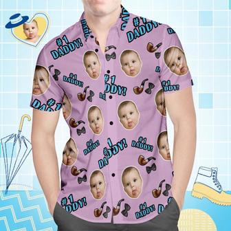 Custom Face Hawaiian Shirt All Over Print Men's Shirt #1 Daddy | Newhawaiianshirts AU