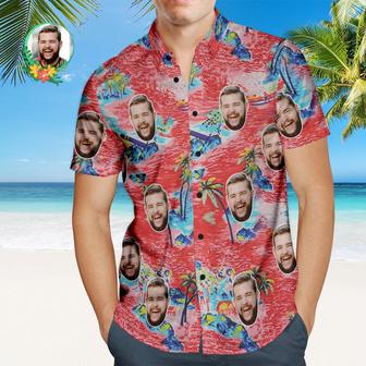 Custom Face Hawaiian Shirt Beautiful Scenery Personalized Shirt With Your Face | Newhawaiianshirts