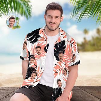 Custom Face Hawaiian Shirt For Men Personalized Short Sleeves Shirt With Photo Men Tropical Print Shirt | Newhawaiianshirts