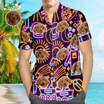 Custom Face Hawaiian Shirt Science Fiction Men's Popular All Over Print Fashion Hawaiian Beach Shirt Holiday Gift | Newhawaiianshirts AU