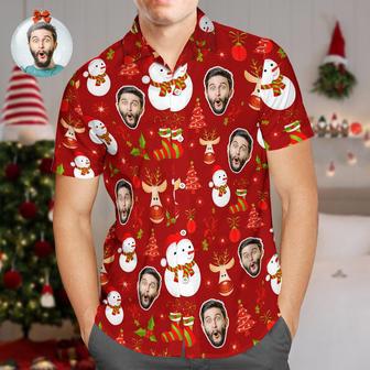 Custom Face Hawaiian Shirts Believe In Magic Of Christmas Hawaiian Shirt Gift | Newhawaiianshirts CA