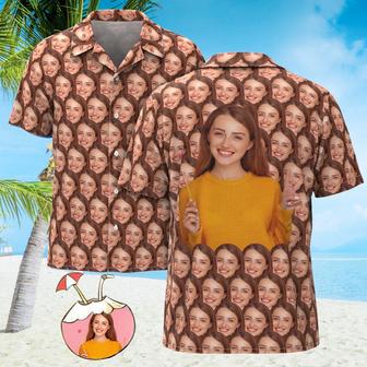 Custom Face Mash Hawaiian Shirts Personalized Photos Funny Men's Shirt Gift | Newhawaiianshirts AU