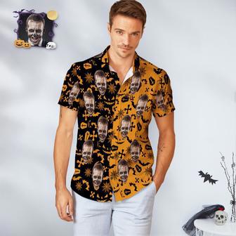 Custom Face Men Hawaiian Shirts Personalized Halloween Hawaiian Shirts | Newhawaiianshirts UK