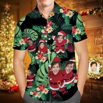 Custom Face Personalized Christmas Hawaiian Shirt Stay Cool Santa Claus Holiday Gifts | Newhawaiianshirts AU