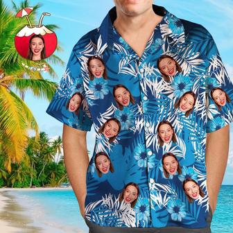 Custom Face Shirt Men's Hawaiian Shirt For Boyfriend Or Husband | Newhawaiianshirts AU