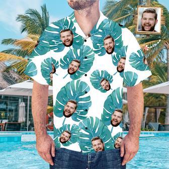 Custom Face Shirt Men's Hawaiian Shirt-Leaves | Newhawaiianshirts AU