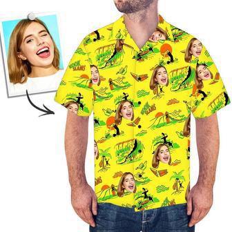 Custom Face Shirt Men's Hawaiian Surfing | Newhawaiianshirts