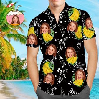 Custom Face Shirt Personalized Photo Men's Hawaiian Shirt Banana | Newhawaiianshirts AU