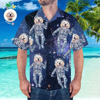 Custom Hawaiian Shirt With Face Personalized Hawaiian Shirt Galaxy Pattern Shirt | Newhawaiianshirts