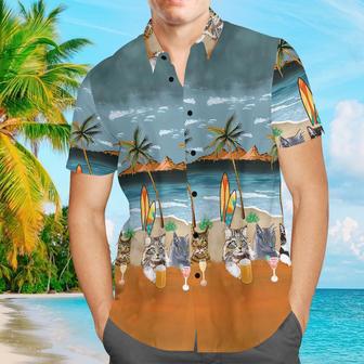 Custom Men Hawaiian Shirts Personalized Text Shirts Gifts For Pet Lover - Pet Cat Party | Newhawaiianshirts AU