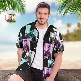 Custom Photo Hawaiian Shirt Men's All Over Print Aloha Shirt Cool Boy's Shirt - Retro Photo | Newhawaiianshirts AU