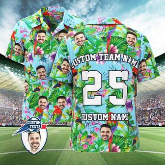 Custom Printed Hawaiian Shirt For Fans Personalized Face And Text Hawaiian Shirt Gift For Fans - Enjoy Summer Time | Newhawaiianshirts AU