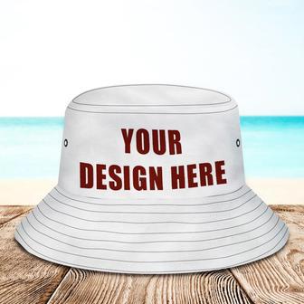 Design Your Own Women Bucket Hat Personalized Unisex Fisherman Hat Summer Hat | Newhawaiianshirts AU