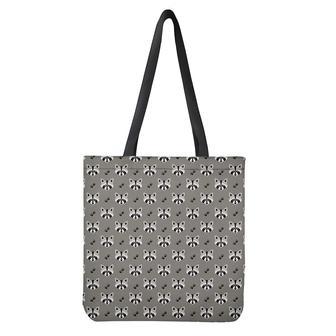 Grey Raccoon Pattern Print Tote Bag | Newhawaiianshirts