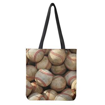 Grunge Baseballs Print Tote Bag | Newhawaiianshirts UK