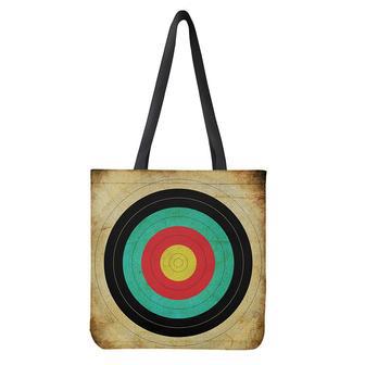 Grunge Bullseye Target Print Tote Bag | Newhawaiianshirts UK