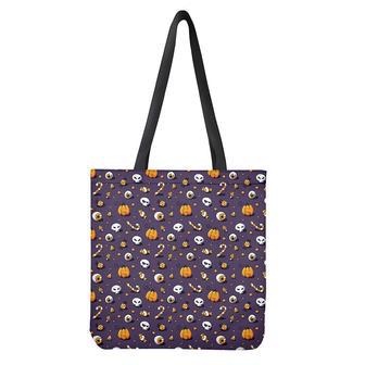 Halloween Eyeball Pattern Print Tote Bag | Newhawaiianshirts DE