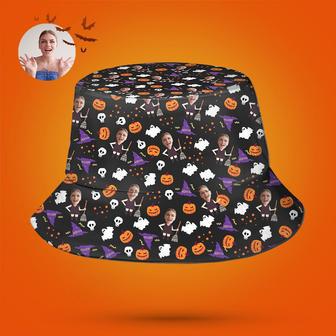 Halloween Gift Custom Bucket Hat Personalized Photo Hat - Witch | Newhawaiianshirts CA