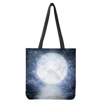 Halloween Moonlight Print Tote Bag | Newhawaiianshirts UK