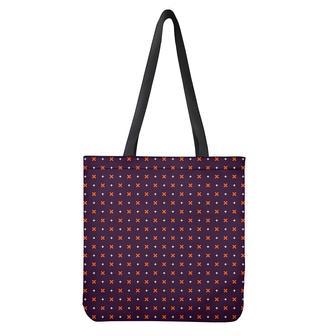 Halloween Plus And Cross Pattern Print Tote Bag | Newhawaiianshirts DE