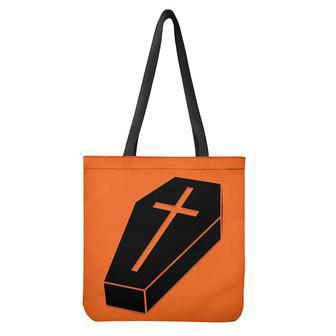 Halloween Vampire Coffin Print Tote Bag | Newhawaiianshirts UK