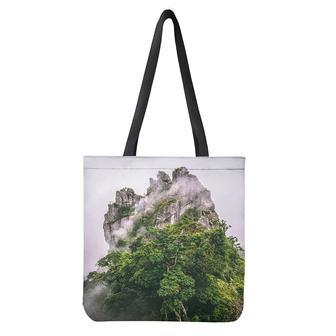 High Mountain Print Tote Bag | Newhawaiianshirts