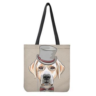 Hipster Labrador Retriever Print Tote Bag | Newhawaiianshirts