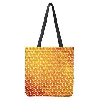 Honey Bee Hive Print Tote Bag | Newhawaiianshirts UK