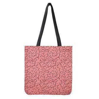 Human Brain Print Tote Bag | Newhawaiianshirts