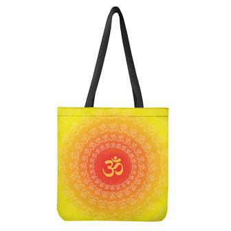 Indian Om Sign Print Tote Bag | Newhawaiianshirts DE