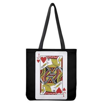 Jack Of Hearts Playing Card Print Tote Bag | Newhawaiianshirts AU