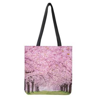 Japanese Cherry Blossom Tree Print Tote Bag | Newhawaiianshirts