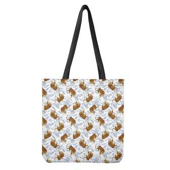 Japanese Tiger Pattern Print Tote Bag | Newhawaiianshirts AU