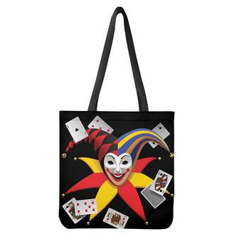 Joker And Playing Cards Print Tote Bag | Newhawaiianshirts CA