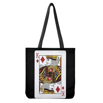 King Of Diamonds Playing Card Print Tote Bag | Newhawaiianshirts CA