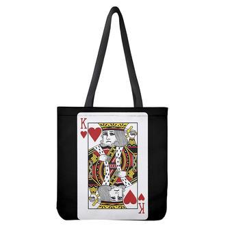 King Of Hearts Playing Card Print Tote Bag | Newhawaiianshirts