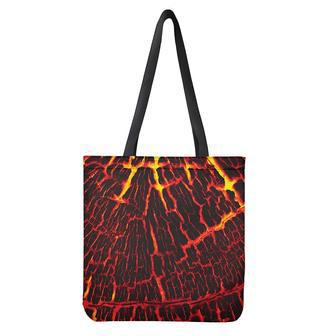 Lava Burning Print Tote Bag | Newhawaiianshirts AU