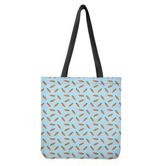 Little Carrot Pattern Print Tote Bag | Newhawaiianshirts