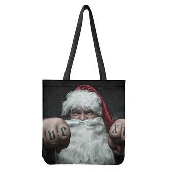 Love Xmas Santa Claus Print Tote Bag | Newhawaiianshirts AU