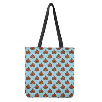 Lovely Poop Pattern Print Tote Bag | Newhawaiianshirts DE