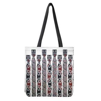 Maori Fence Print Tote Bag | Newhawaiianshirts AU