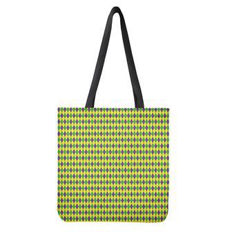 Mardi Gras Fat Tuesday Pattern Print Tote Bag | Newhawaiianshirts DE