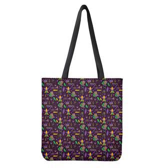 Mardi Gras Party Pattern Print Tote Bag | Newhawaiianshirts AU