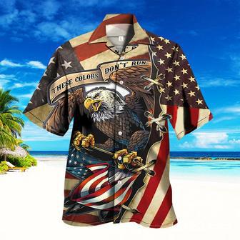 Men's Patriotic Hawaiian Shirts Independence Day Shirts - These Colors Don't Run | Newhawaiianshirts DE